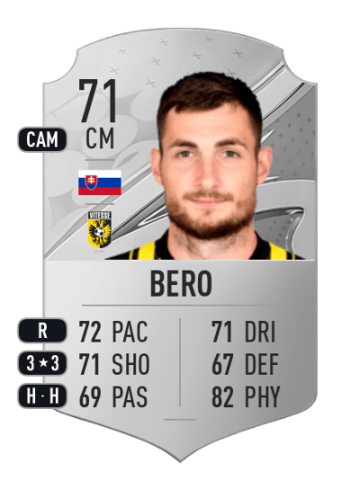 Matúš Bero Rare 71 OVR