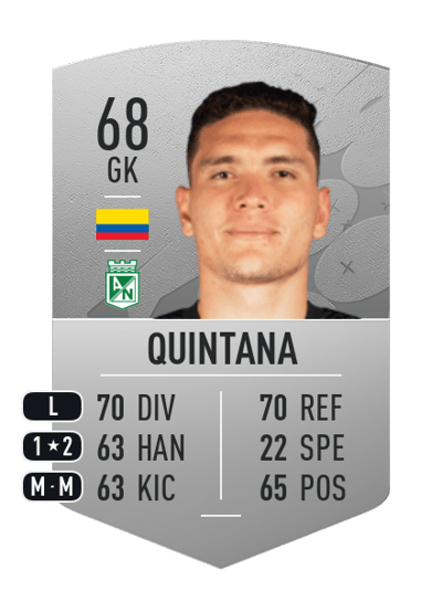 Aldair Quintana Common 68 OVR
