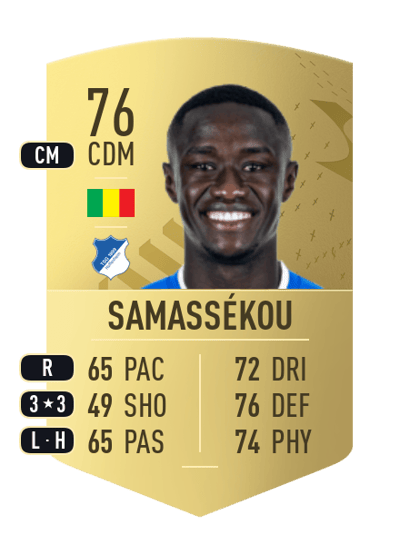 Diadié Samassékou Common 76 OVR