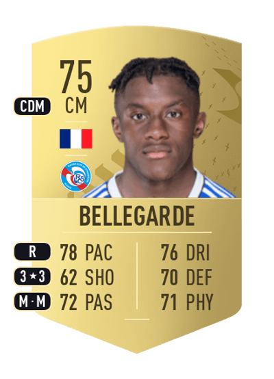 Jean-Ricner Bellegarde Common 75 OVR