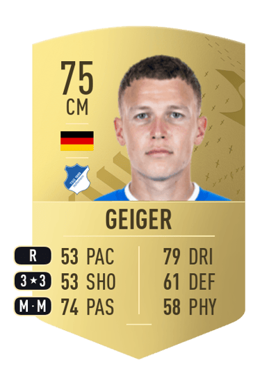 Dennis Geiger Common 75 OVR