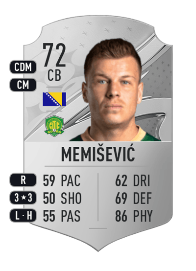 Samir Memišević Rare 72 OVR