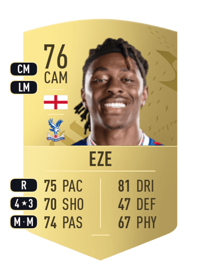 Eberechi Eze Common 76 OVR