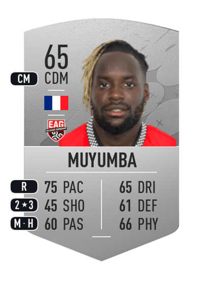 Tristan Muyumba Common 65 OVR