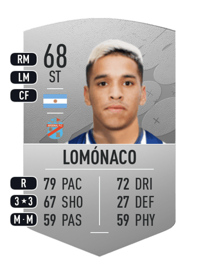 Sebastián Lomónaco Common 68 OVR