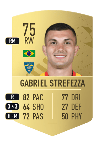 Gabriel Strefezza Common 75 OVR
