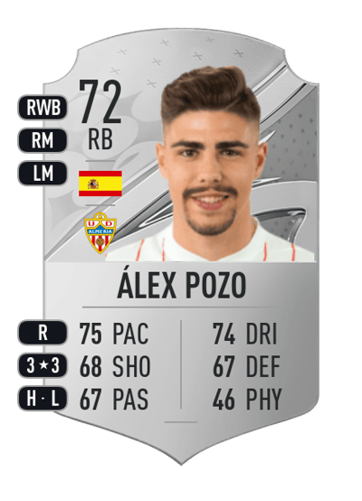 Álex Pozo Rare 72 OVR