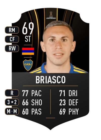 Norberto Briasco CONMEBOL LIBERTADORES 69 OVR