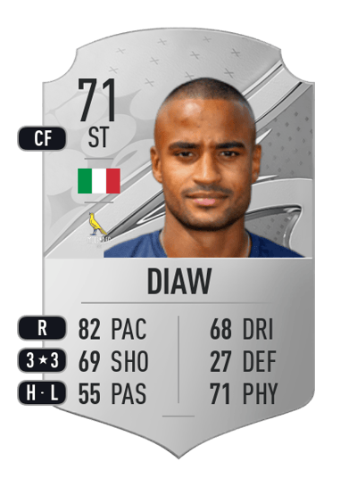 Davide Diaw Rare 71 OVR