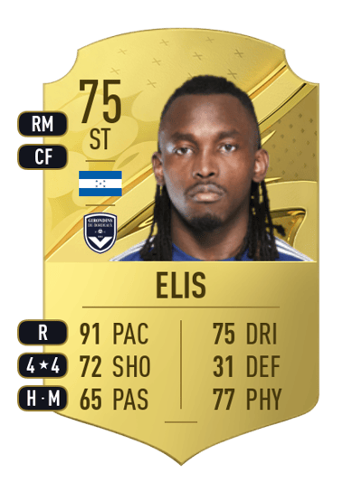 Alberth Elis Rare 75 OVR