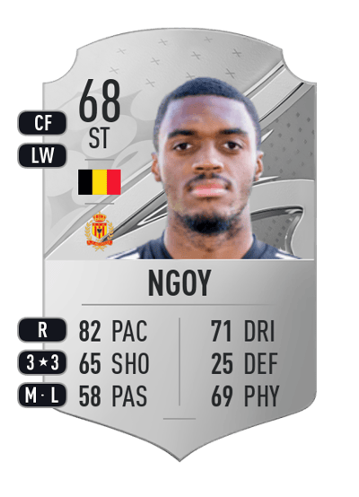 Julien Ngoy Rare 68 OVR