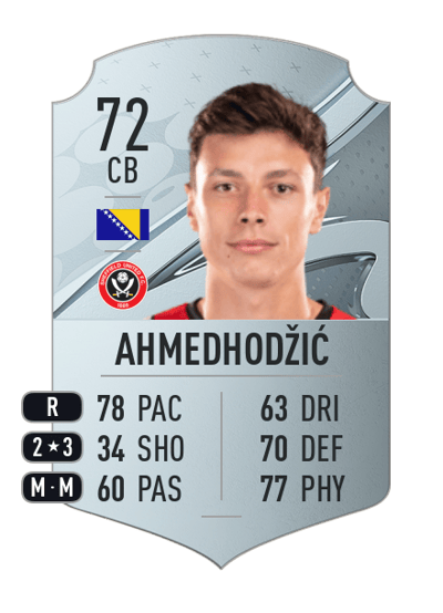 Anel Ahmedhodžić Rare 72 OVR