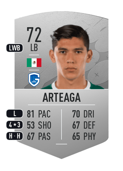 Gerardo Arteaga Common 72 OVR