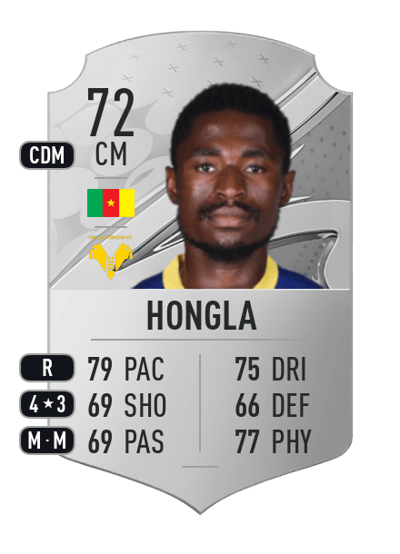 Martin Hongla Rare 72 OVR