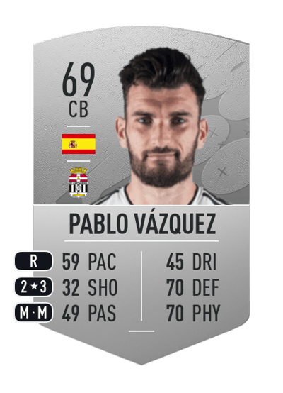 Pablo Vázquez Common 69 OVR