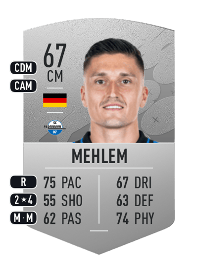 Marcel Mehlem Common 67 OVR