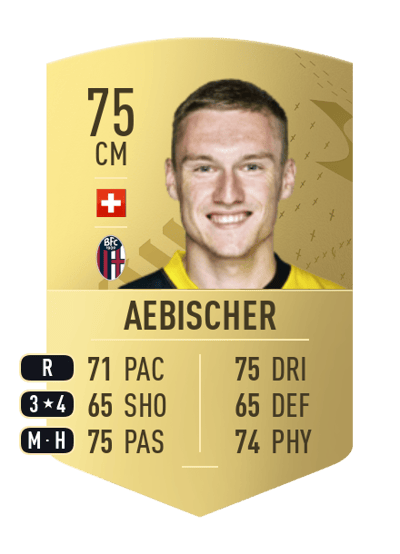 Michel Aebischer Common 75 OVR