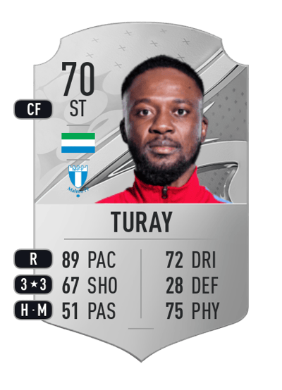 Mohamed Buya Turay Rare 70 OVR