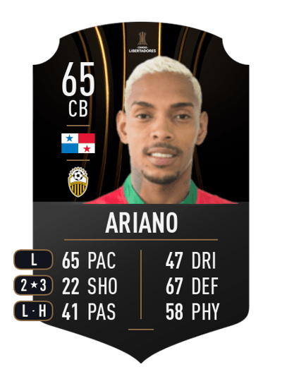 Azmahar Ariano CONMEBOL LIBERTADORES 65 OVR