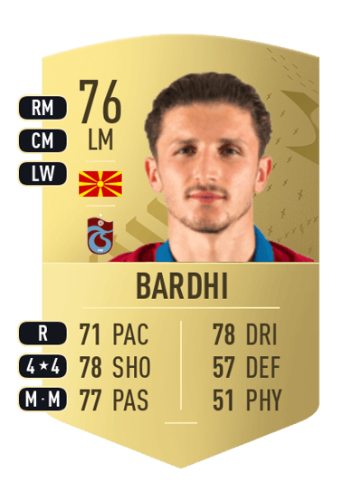 Enis Bardhi Common 76 OVR