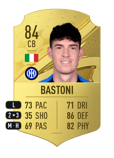 Alessandro Bastoni Rare 84 OVR