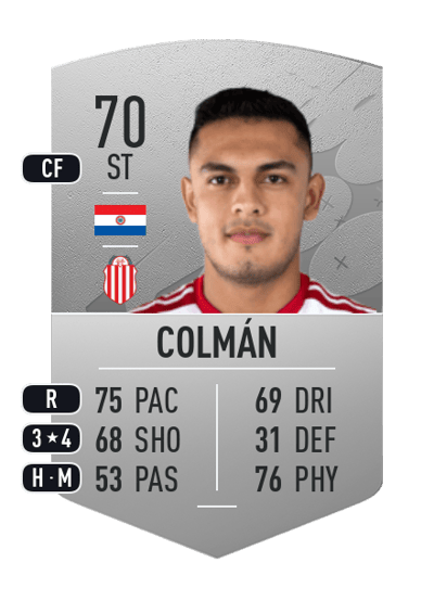 Cristian Colmán Common 70 OVR