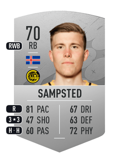 Alfons Sampsted Common 70 OVR