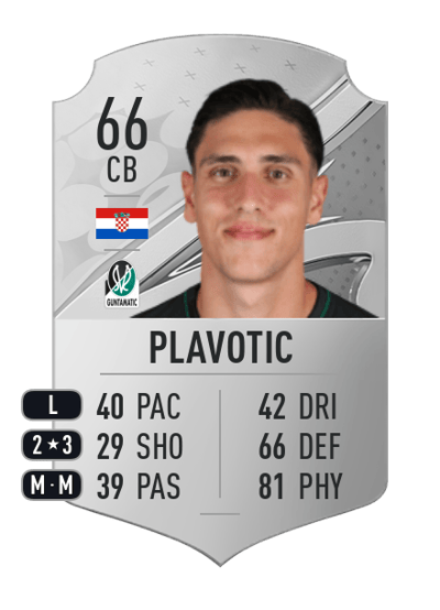 Tin Plavotic Rare 66 OVR