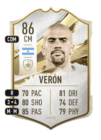 Juan Sebastián Verón Icon 86 OVR