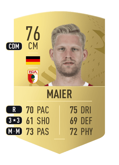 Arne Maier Common 76 OVR