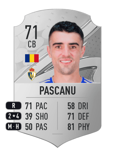 Alexandru Pascanu Rare 71 OVR