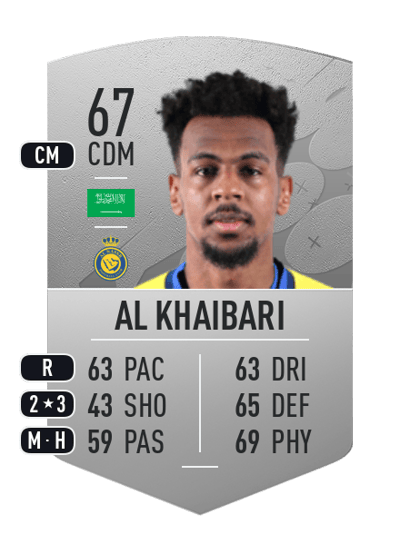 Abdullah Al Khaibari Common 67 OVR
