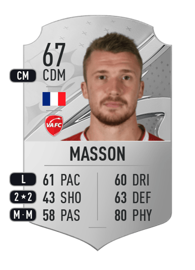 Julien Masson Rare 67 OVR