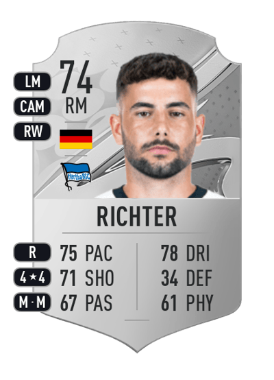 Marco Richter Rare 74 OVR