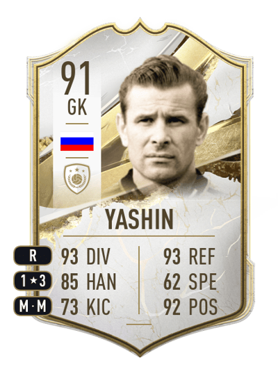Lev Yashin Icon 91 OVR