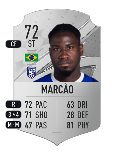Marcão Rare 72 OVR