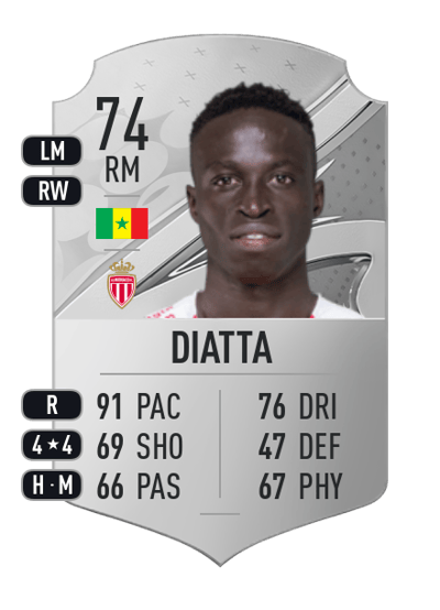 Krépin Diatta Rare 74 OVR