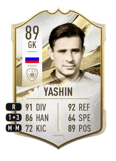 Lev Yashin Icon 89 OVR