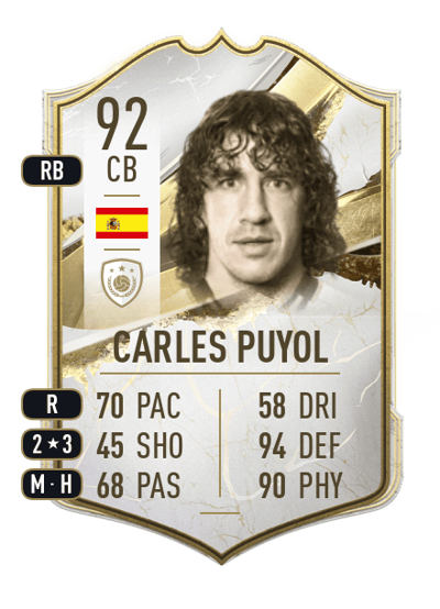 Carles Puyol Icon 92 OVR