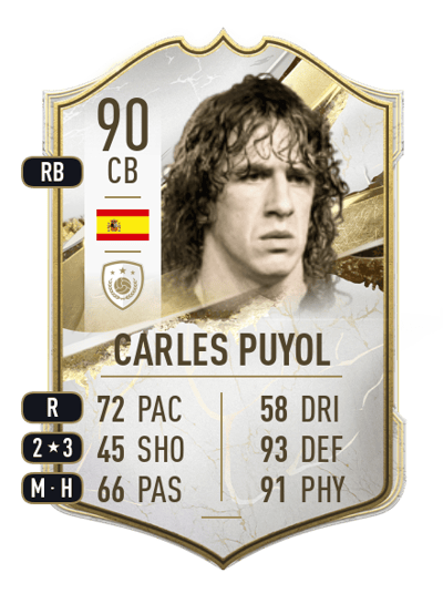 Carles Puyol Icon 90 OVR