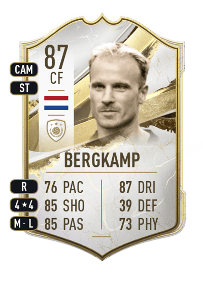 Dennis Bergkamp Icon 87 OVR