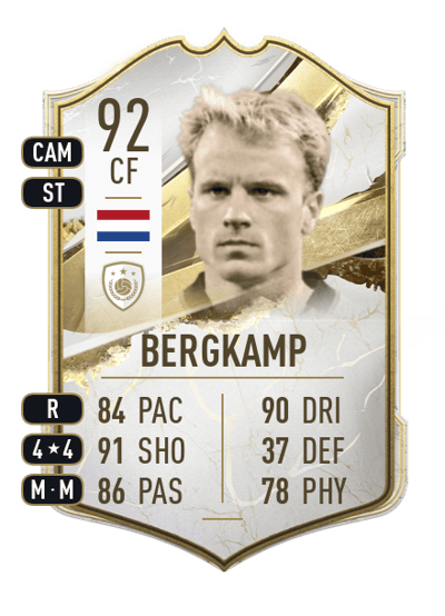 Dennis Bergkamp Icon 92 OVR