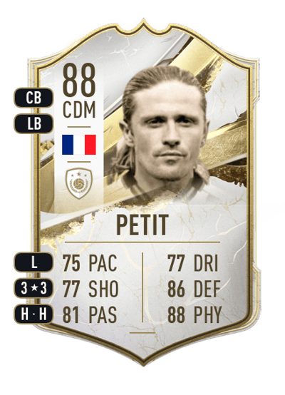 Emmanuel Petit Icon 88 OVR