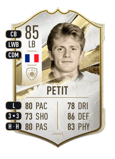 Emmanuel Petit Icon 85 OVR