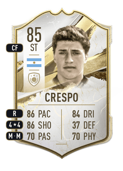 Hernán Crespo Icon 85 OVR