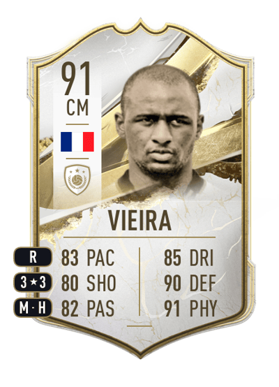 Patrick Vieira Icon 91 OVR