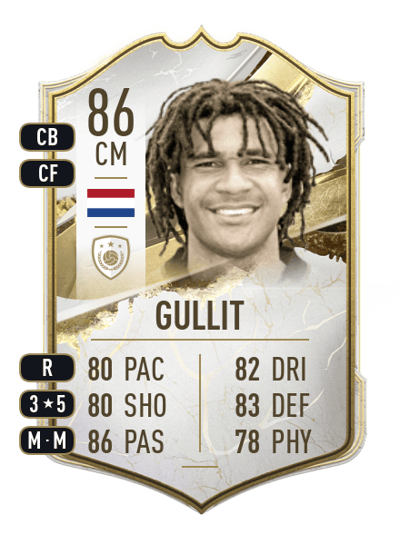 Ruud Gullit Icon 86 OVR