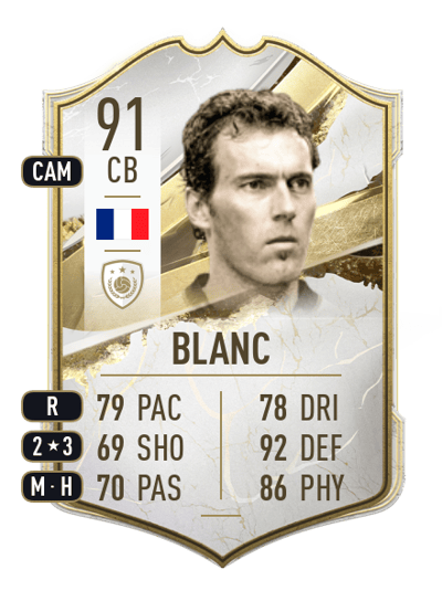 Laurent Blanc Icon 91 OVR