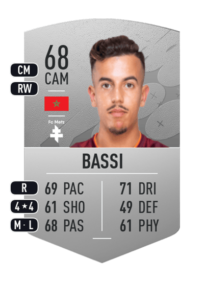 Amine Bassi Common 68 OVR