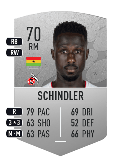 Kingsley Schindler Common 70 OVR
